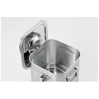 赤川器物 18-8 目盛付 角型キッチンポット 30cm パッキン・フック付 Amazon｜AG 18-8 目盛付 角型キッチンポット 30cm (手付